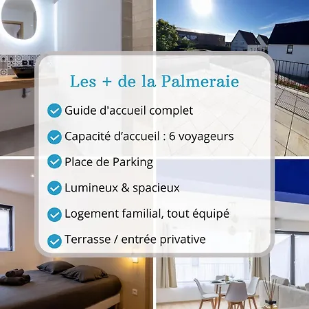 La Palmeraie & Terrasse - Strasbourg Mittel Apartment *