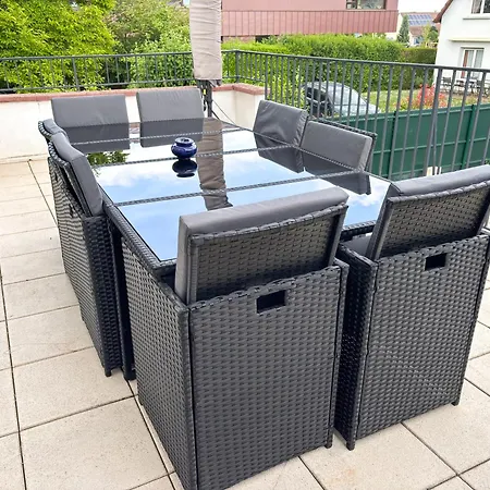 La Palmeraie - Strasbourg - Elegante & Terrasse - Parking Gratuit Апартаменты Mittelhausbergen