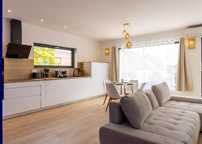 Διαμέρισμα La Palmeraie - Strasbourg - Suite Elegante & Terrasse - Parking Gratuit Mittelhausbergen