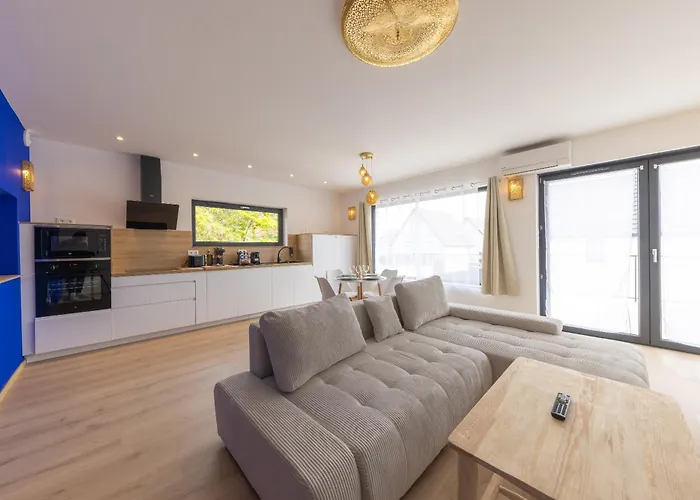 La Palmeraie - Strasbourg - Suite Elegante & Terrasse - Parking Gratuit * Mittelhausbergen