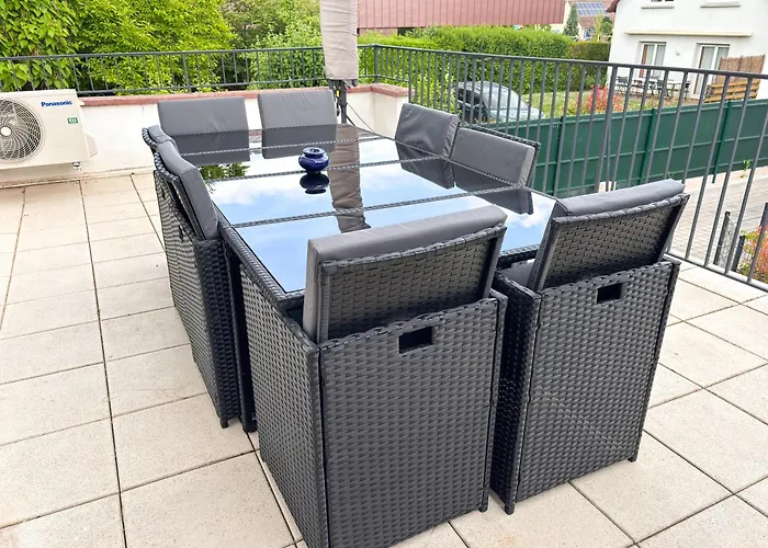 La Palmeraie - Strasbourg - Suite Elegante & Terrasse - Parking Gratuit Διαμέρισμα Mittelhausbergen